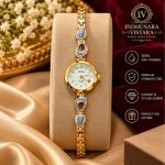 Gold-Tone Anti-Tarnish Analog Watch